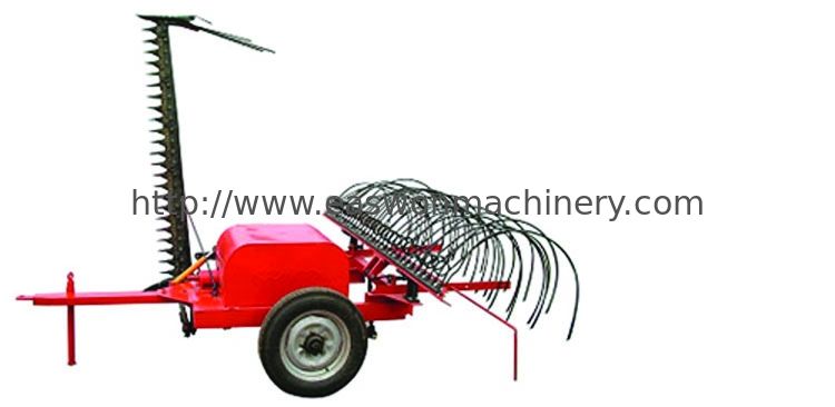 कटाई W1.4m छोटे पैमाने पर कृषि मशीनरी रेकिंग W1.4m कृषि घास काटने की मशीन
